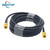 BEVOTOP LMR195 Cable SMA Male to SMA Male Plug LMR-195 50-3 50ohm RF Coaxial Cable Adapter WiFi Antenna Extension Cord Pigtail