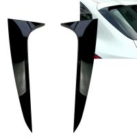 ∋✹✜ ABS Car Rear Window Spoiler Side Wing Molding Cover Trim For BMW G02 X4 xDrive 20D 2019 2020 Glossy Black