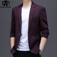 New Classic Solid Color Blazer Suit Men Korean Version Suit Jacket Casual Slim Fit Jaqueta Masculina Men Clothing J693