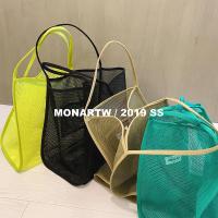 Fashion Hollow Mesh Shopper Bag Women Handbag Casual Large Capacity Shoulder Bag Designer Big Tote Purse Bags for Women 2021 INS