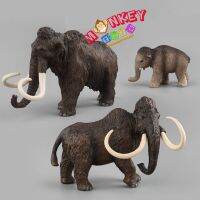 Monkey Toys - โมเดล ไดโนเสาร์ Mammoth พ่อแม่ลูก ชุด 3 ตัว (จากหาดใหญ่)