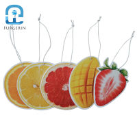 2PCS Fruit Fragrance Paper Auto Air Freshener Home Perfume room freshener clean air Suitable for Bedroom Bathroom Car