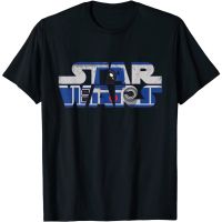 HOT ITEM!!Family Tee Couple Tee Star Wars Classic Logo R2-D2 T-Shirt For Adult