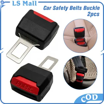 2-4pcs Car Seat Belt Clip Extension Plug Car Safety Belt Lock