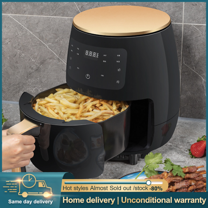 220V 4.5L Electric Air Fryer Without Oil Home Cooking Intelligent  Temperature Control Timing Function Deep