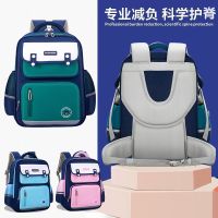 2022 new childrens schoolbag with waist support to reduce burden and large capacity 1 6 grade male and female primary school students backpack wholesale bag