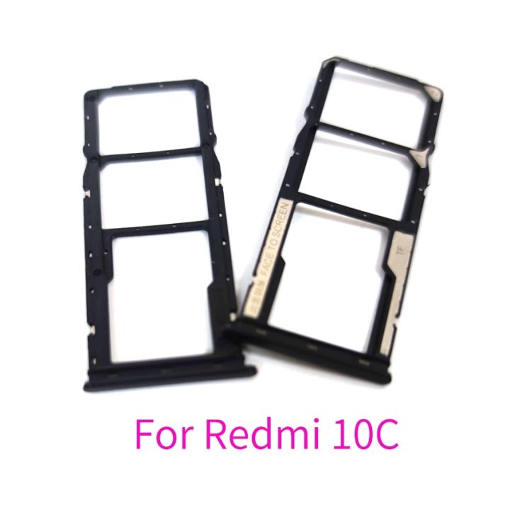 สำหรับ Xiaomi Redmi 10C 10A เต้ารับตัวแปลงที่ใส่ซิมการ์ดถาดใส่ซิม