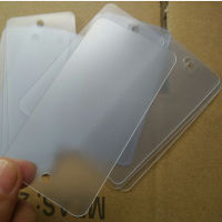 200PCS , 4 * 7 cm Matte frosted PVC jewelry swing tags hang tag 25s thickness