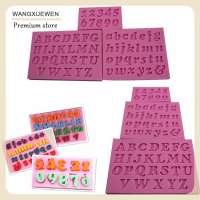 [COD] 3 pcs ใหม่ MINI Letter Number ซิลิโคน handmade fondant เค้กตกแต่ง DIY แม่พิมพ์