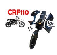 ชุดสีวิบาก110CC แฟริ่งวิบาก ทรง Honda CRF CRF110 CRF110F KSR KLX110 KX65 CRF 110-125 MSX ชุดสีแฟริ่ง ชุดสีวิบาก รถวิบาก ขนาด 110 cc