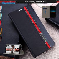 ▨❇✶ Luxury PU Leather Case For Umidigi A11 Pro Max Flip Case For Umidigi A11 Pro Max Phone Case Soft TPU Silicone Back Cover