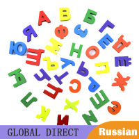เด็กวัยหัดเดิน3D ไม้เรียนรู้33ตัวอักษรรัสเซียสีอาคารบล็อกเด็กของเล่นการศึกษา Montessori ก่อนวัยเรียนบล็อกเกมของเล่น