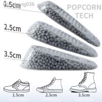 Popcorn Half Shoe Insoles Height Increase Insoles For Men Women Soft Breathable Orthopedic Arch Support Shoe Pads 1.5-3.5cm