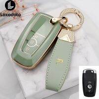 ☞▥ 2020 New TPU Car Key Case Cover Shell for Ford EcoSport 2020 Mustang Fusion Kuga Explorer Remote Wallet Key Fobs Keychain Holder