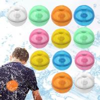 Water Balloons Magnetic Refillable Silicone Water Splash Toys Fun Pool Games Outdoor Beach Water Balls For Toddler Boys Kids Balloons