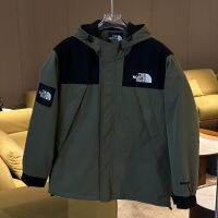 แจ็คเก็ต1990เวอร์ชัน NORTH FACE High เวอร์ชันดั้งเดิมของอเมริกา Jaket Daki Gunung เป็นที่นิยมกันลมและกันน้ำปักลายกีฬาคู่ทันสมัยสไตล์เดียวกันสำหรับผู้ชายและผู้หญิงนำเข้าสไตล์เกาหลี