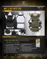 เสื้อ MFC 2.0S Chest Rig ( Twinfalcons ) วัสดุผ้า Delustering Cordura 500D This chest rig inncludes