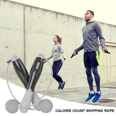 Skipping Rope Gym Fitness Home Exercise Wireless Calorie Counter Skip Rope Sport Weights Jump Ropes with Digital Counter