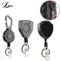 【VV】 Anti-theft Metal Easy-to-pull Buckle Rope Elastic Keychain Sporty Retractable Anti Lost Yoyo Ski Pass ID Card