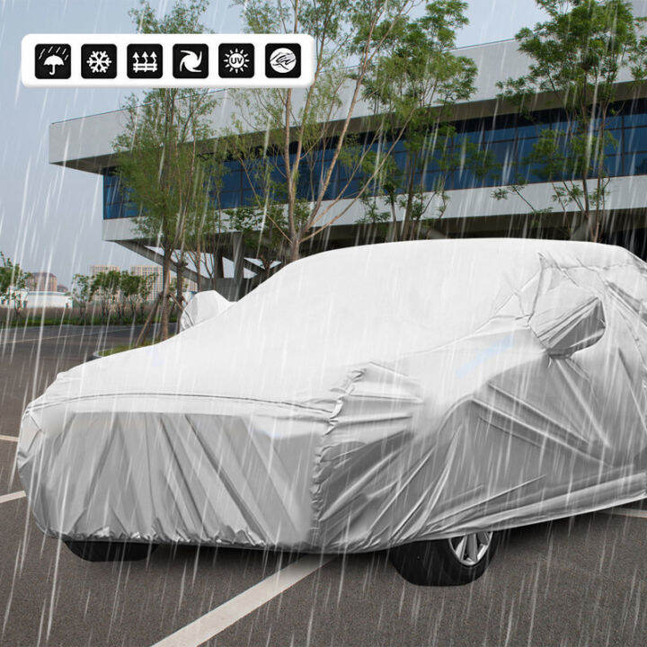 selimut-mobil-กันลมกันฝุ่นกันน้ำได้ครอบคลุมภายนอกทั้งหมดทนต่อการฉีกขาดฝาครอบออโต้พร้อมแถบสะท้อนแสงกลางคืนฝาครอบอัตโนมัติทนต่อการฉีกขาด