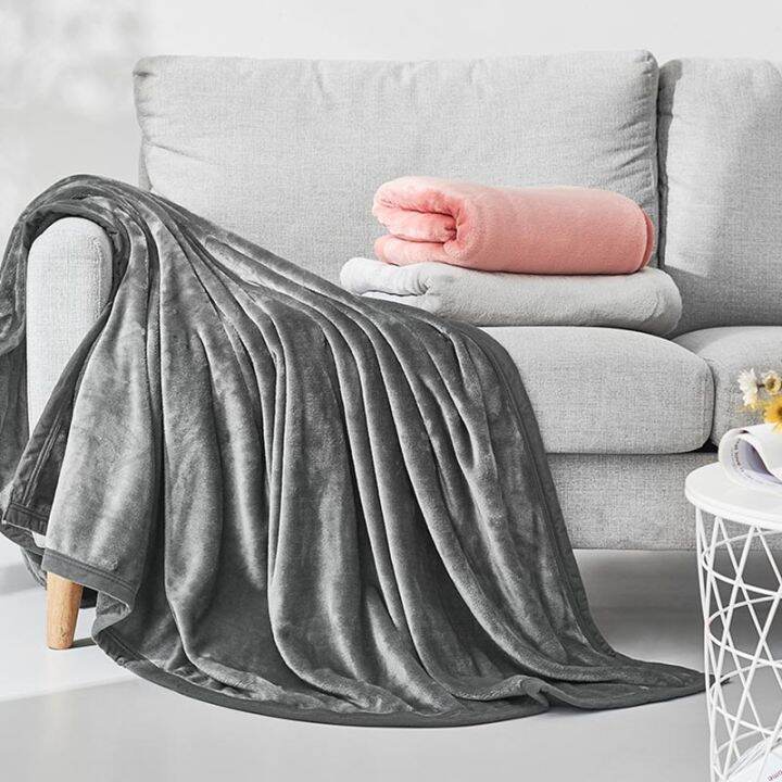 [Highend blanket] Adult Fleece Blanket For Bed Stitch Duvet Solid