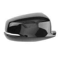 black Mirror Cover Exterior Wing Mirror Shell Housing With Lamp Type For HONDA ACCORD 2014- 2017