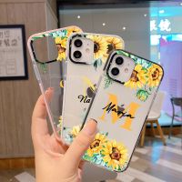 {Chaoke digital branch} ออกแบบเองได้เคสลายดอกทานตะวันน่ารักสำหรับ iPhone 13 12 Mini 11 Pro Max SE 7 8 Plus X XS XR 10เคสซิลิโคน