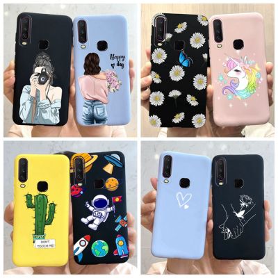 เคสสำหรับ Vivo Y12 Y17 Y15เคสป้องกันด้านหลังเคสซิลิโคน TPU แบบนิ่มเคสโทรศัพท์สำหรับ Vivo Y12 1904 Y 12 15 17 1902เคส