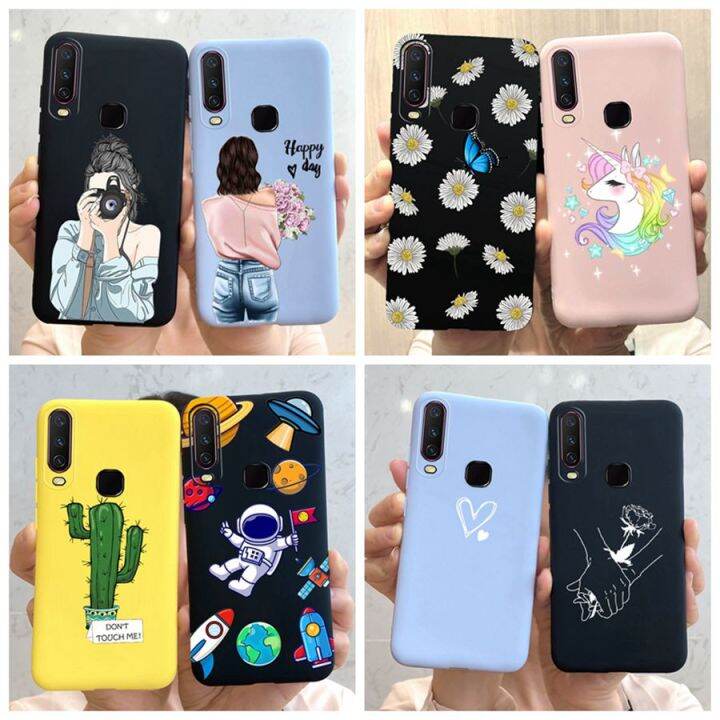 เคสสำหรับ-vivo-y12-y17-y15เคสป้องกันด้านหลังเคสซิลิโคน-tpu-แบบนิ่มเคสโทรศัพท์สำหรับ-vivo-y12-1904-y-12-15-17-1902เคส