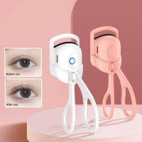 ﺴ✑ Eyelash Curler Portable Electric Heated Comb Eye Lash Perm Long Lasting Eyelashes Curls Thermal Eyelash Curler Makeup Tools