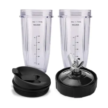  Blender Replacement Parts for Ninja -2 24oz Cups with