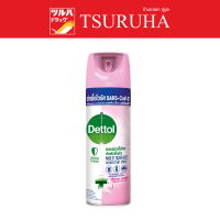 Dettol Multi Surface Disinfection Spray Sakura Blossom Scent 450 ml. / เดทตอล สเปรย์ฆ่าเชื้อโรคสำหรับพื้นผิว กลิ่นซากุระ บลอสซั่ม 450 มล.