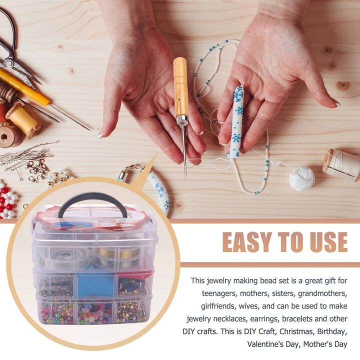 2456-pieces-of-jewelry-making-kit-jewelry-making-tool-kit-with-jewelry-beads-jewelry-pliers-beaded-thread-storage-box-jewelry-necklace-earrings-bracelet-repair