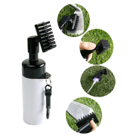 Golf Club Cleaner Groove Tube แปรงกอล์ฟ Golf Club Brush With Leakproof Reservoir Tube Squeeze Bottle For Easy Cleaning