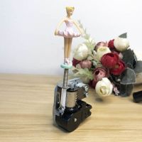 Music Box Ballerina Mechanism with Flexible Rotating Shaft Ballerina Music Box Furniture Table Top Birthday Present