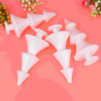 Treechristmas Diy Craft Ornament Styrofoam Crafts Cones Cone Decoration Childrenmache Xmas Table Tables Shape Shapes