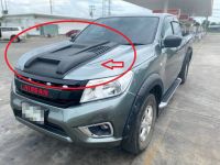 สกู๊ฝากระโปรงหน้า Nissan Navara NP300 สีดำด้านรถปี 2014 - 2018 ** จัดส่งเร้ว บริการประทับใจ**