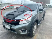 สกู๊ฝากระโปรงหน้า Nissan Navara NP300 สีดำด้านรถปี 2014 - 2018 ***ยนต์** **ส่งเร้วทันใจ**