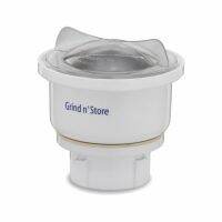 Preethi MGA-502 0.4-Litre Grind and Store Jar (White), stainless steel