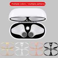 Cute Pattern Dust Guard For Apple AirPods 1 2 Case Box Sticker Dust-proof Earphone Film For Airpods Air Pods 1 2 Cover Stickers Wireless Earbud Cases