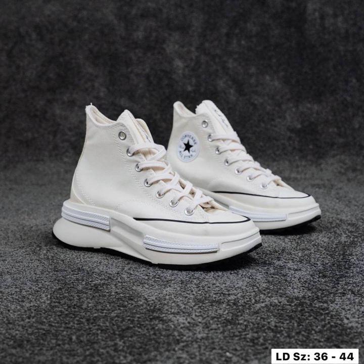 รองเท้าผ้าใบหุ้มข้อ-converse-all-star-สีขาว