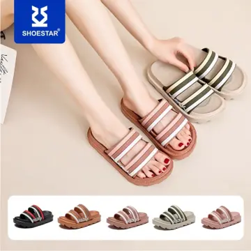 2023 New Slippers Women's Summer Heightened Thick Bottom Korean