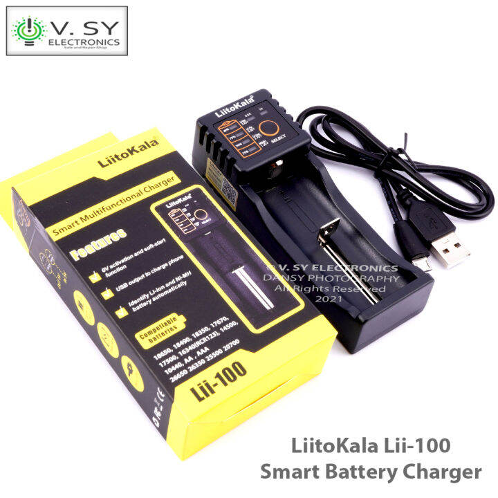 Juroupi Juroupi Lii-402 Smart Battery 1.2V 3.7V 3.2V .85V AA/AAA For 18490 18350 17670 17500 16340 14500 10440 Batteries