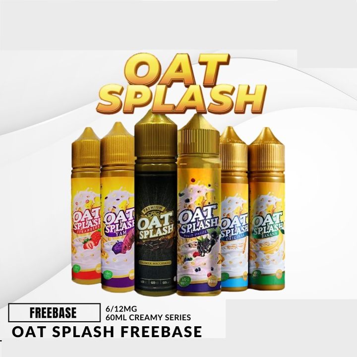 OAT SPLASH FREEBASE 60ML – Pod Mod Flavor Strawberry Yam Original ...