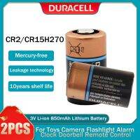 【HOT SALE】 MotoShark 2ชิ้น100% Duracell CR2 CR15H270 KCR2 CR15270 5046LC ลิเธียม3V 850MAh สำหรับกล้องนาฬิกาปลุกไฟฉายเซลล์หลักแห้ง