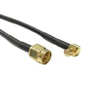 【YF】 New SMA Male Female Jack  Nut /RP Switch MCX/MMCX Plug Right Angle Pigtail Cable RG174 Wireless Modem Extension