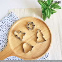 กดคุกกี้สแตนเลส 4 ชิ้น cookie cutter