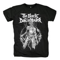 ชุดเดรสสีดำ Dahlia Murder คุณภาพสูงเสื้อยืดแขนแขนสั้นคอกลมสำหรับผู้ชายขนาดใหญ่พิเศษเสื้อยืดกีฬาฟิตเนสสินค้าทางวัฒนธรรมและความคิดสร้างสรรค์