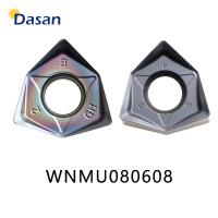 10Pcs WNMU080608 Face Milling Inserts Original WNMU040304 WNMU080608EN GM Carbide Cutter Plate Lathe Turning Tool  For MFWN