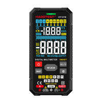 HT127B สมาร์ทดิจิตอลมัลติมิเตอร์3.1นิ้ว LCD VA จอแสดงผล6000นับ Universal Meter Auto Range True RMS NCV Capacitance Tester